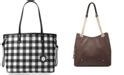 Michael Kors Gingham Large Tote, Created for Macy's 